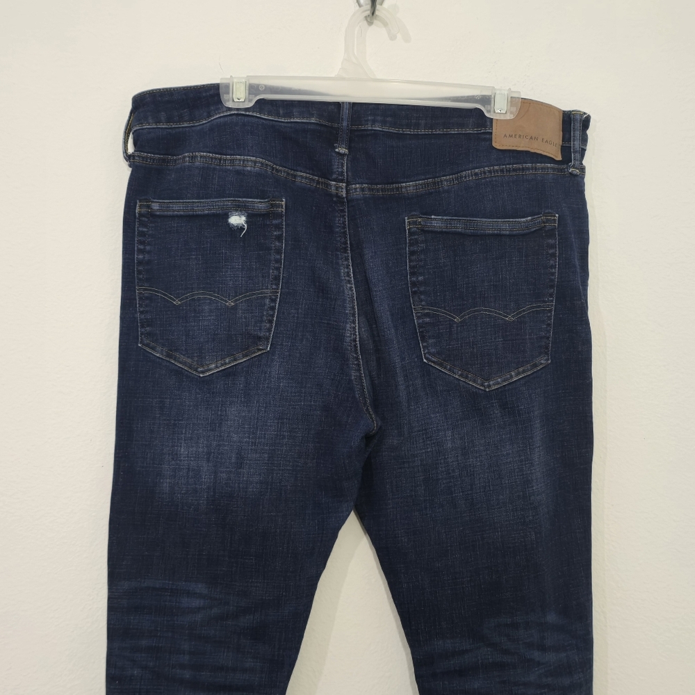 American Eagle Airflex Athletic Distressed Jeans - Picture 3 of 5